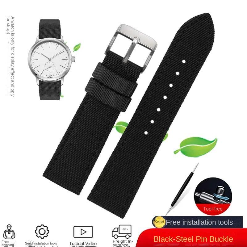 For Casio Forester FT-500WC Vintage Classic Forester Nylon Strap Watch Chain Seiko SKX007 SKX009 Canvas Leather Sport Watchband
