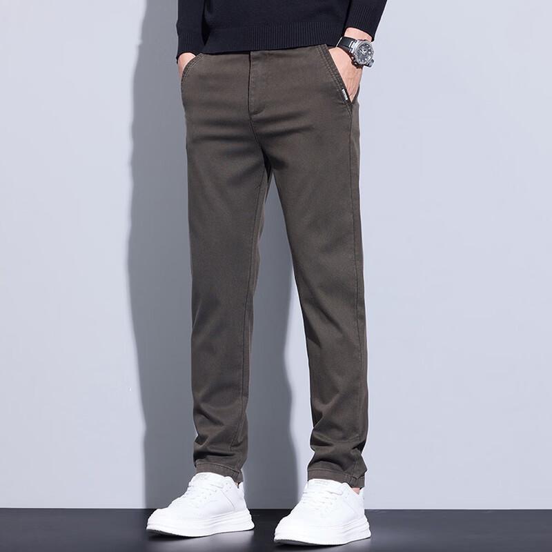 Men's Business Casual Straight-Leg Pants