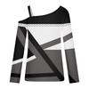 Womens Long Sleeve Off Shoulder Casual Tops Shirts Spring Fashion Comfort T Shirt