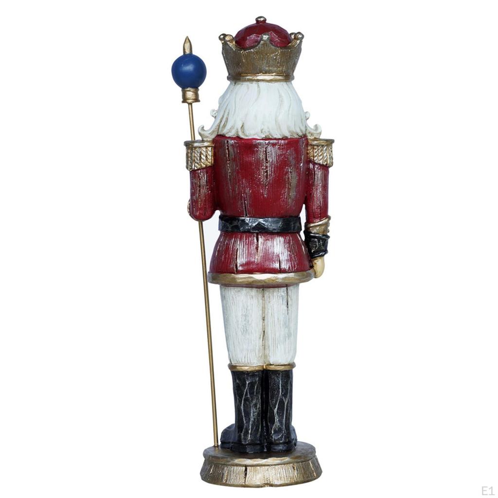10Inches Christmas Nutcracker Soldier Gifts Hand Painted Doll Desktop Holiday Display Party Home