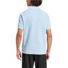 adidas Originals Waffle Knit Striped Shoulder Polo Shirt Men Tops Pink Blue Yellow KC0690