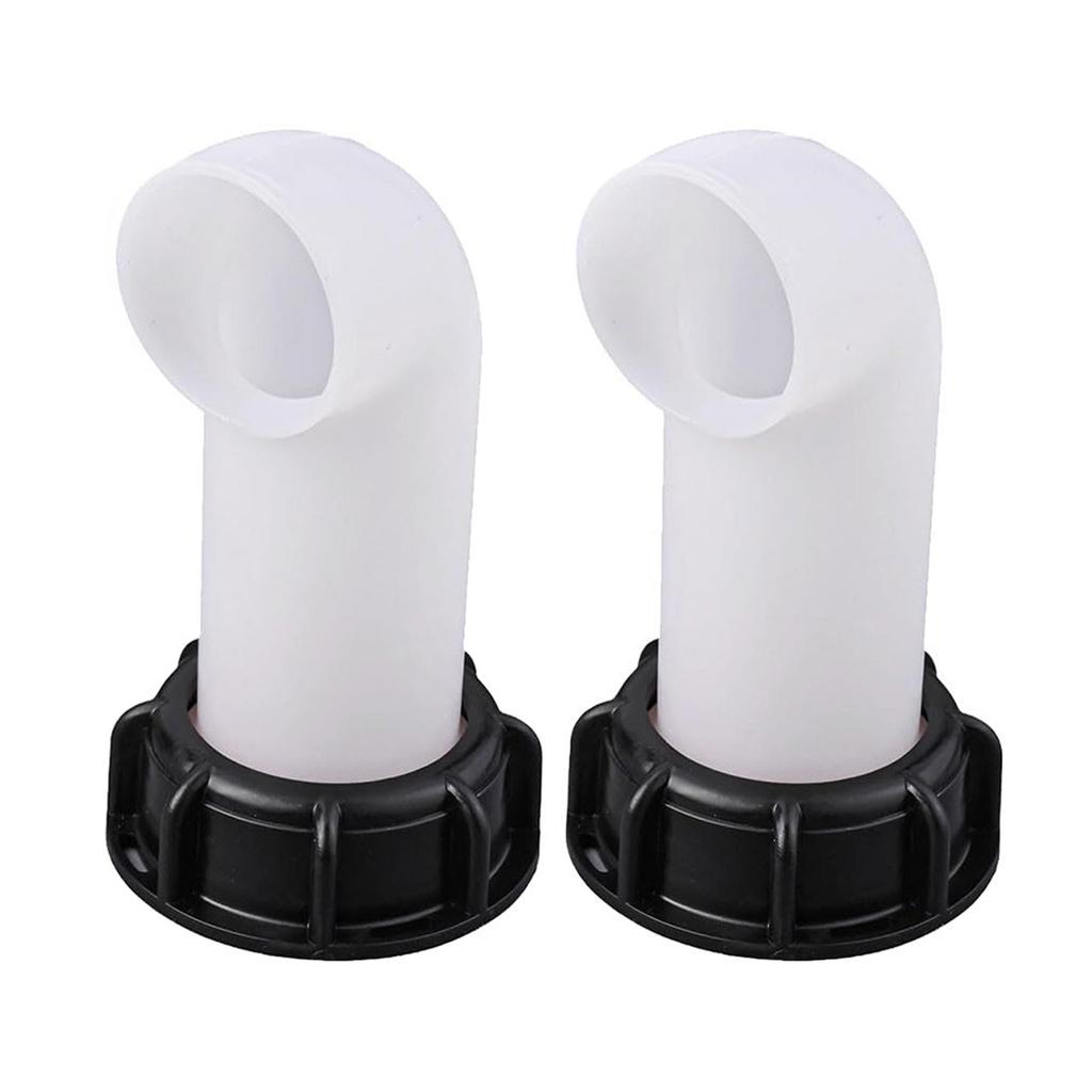 2Pcs IBC Water Tank Nozzle Tap Caps Valves Fitting Thread IBC Tank Adapters Extension Drain Spouts Hose Easy to Use