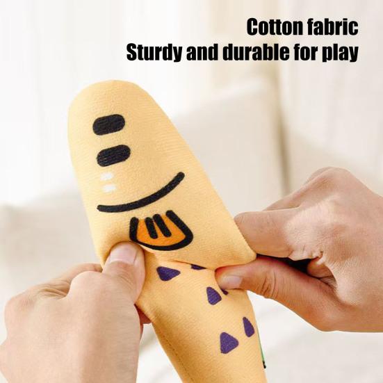 Plush Fish Cat Toy Natural Catnip Soft Self Play Exercise Toy Interactive Chew Kicker Kitten Toy for Indoor Cats