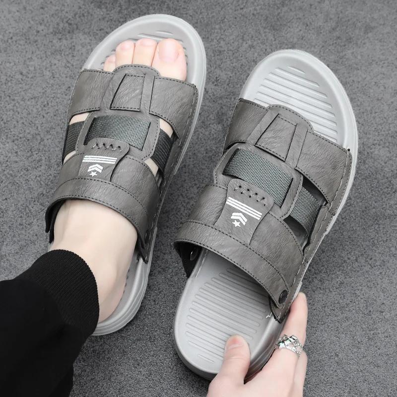 New Men's Summer Sandals Outdoor Non-Slip Casual Shoes Fashion Slip On Walking Snekaers Mocassins Beach Shoes Zapatos De Hombre