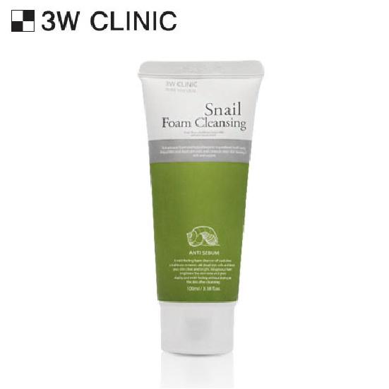 

3w Clinic Очищающая пенка с улитками 100 мл 1PCS