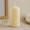 5x Pillar Candle Ivory 50 X 100 Mm