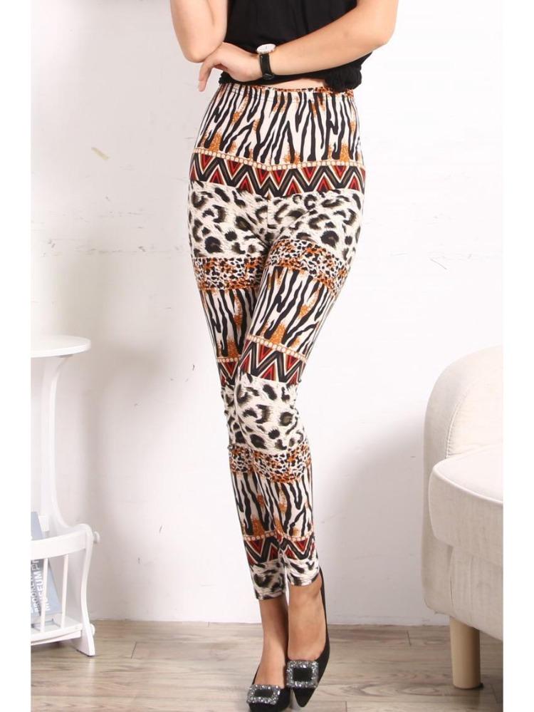 Stylish Comfortable High Waist Leopard Print Skinny Leggings Hot Sale Women Stretch