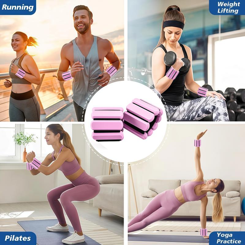 Herren Damen Handgelenk und Knöchel Gewichtsarmband Verstellbare Arm- und Bein Gewichte Geeignet für Yoga Laufen Cardio Fitness Training
