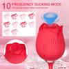 Rose Flower Vibrator: Telescopic Clitoral Stimulator & Suction/Blowing Sex Toy for Women