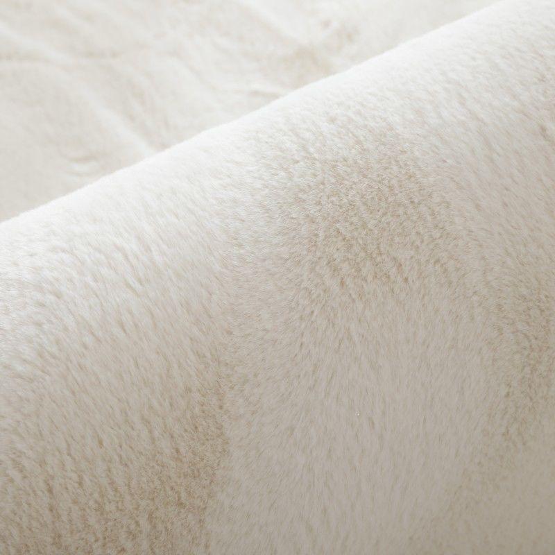 Thick Plush Faux Rabbit Fur Bedroom and Living Room Carpet