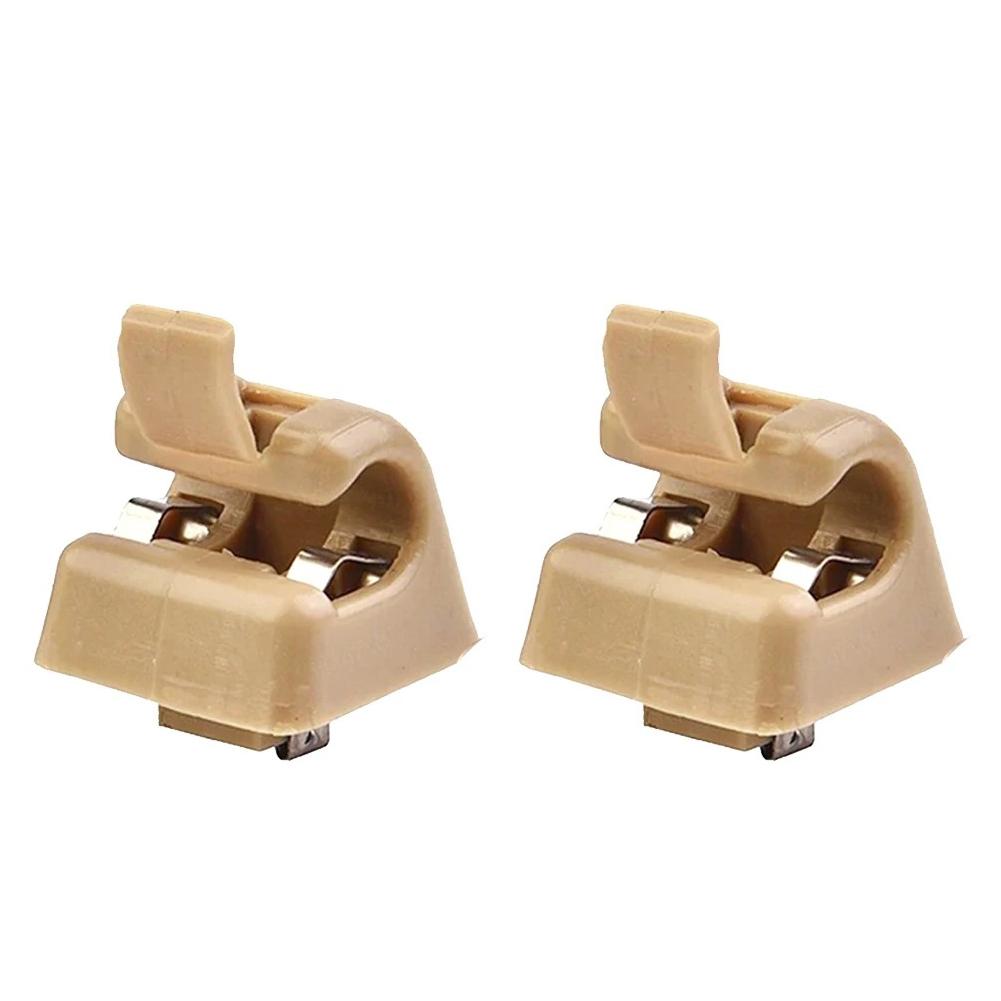 2PCS Car Sun Visor Clips Holder For Mercedes W201 190 Class 1982-1993 W123 1976-1985 W124 E Class 1985-95 W126 S Class 1979-1991