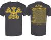 Lolla Palooza Lolla Guide Lineup Charcoal Shirt Fan Gift S-5XL Reprint