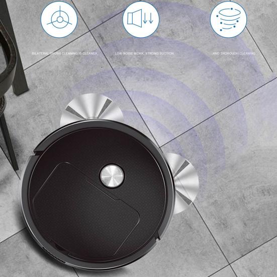 Robot Vacuum And Mop Combo Rechargeable Sweeping Vacuuming Mopping 3-in-1 Robot Vacuum Cleaner Mini Sweeping Robot for Hard Floor