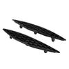 2pcs Gloss Black Rear Bumper Reflector Honeycomb Delete Set Fit For MK7 2013‑2016
