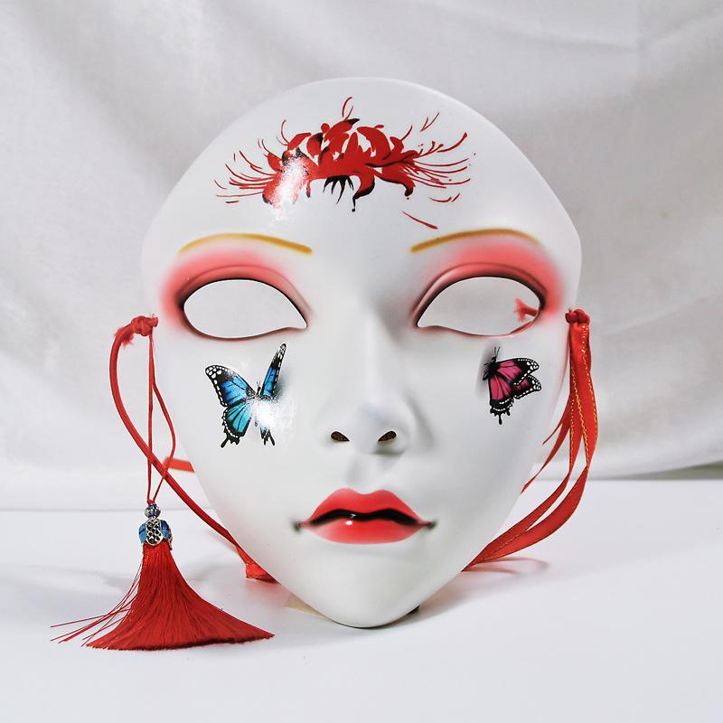 1Pcs Halloween Party Decoration Cosplay Journey To The West Spider Spirit Anime Mask Costume Role Play Masquerade Masks