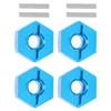 5MM Wheel Hex, Pins Fit for   1 14 144001 Ruote Bianche Mount Hubs Nut with Kit   RC CarBlue 1266B