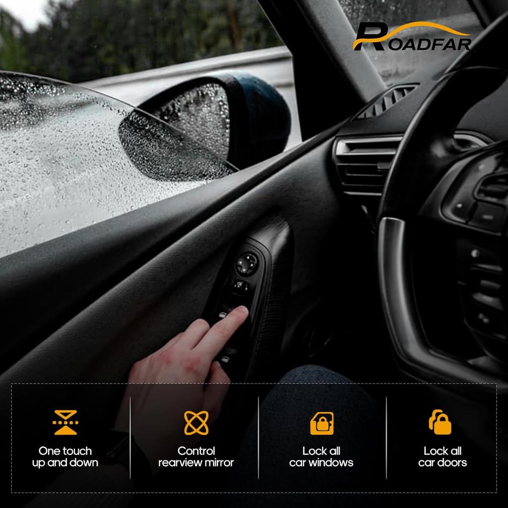 Window Switch Master Power Window Switch Replacement Parts fits for 2009-2014 for Ford E150 E250 E350