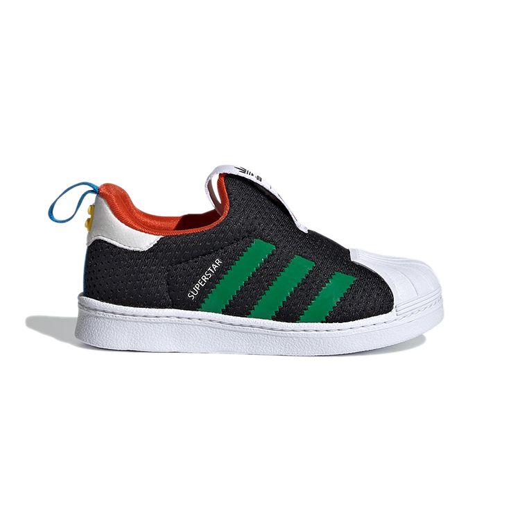 LEGO X Adidas Superstar 360 Infant Black Green Baby Sneakers Core-Black Cloud-White FX4924
