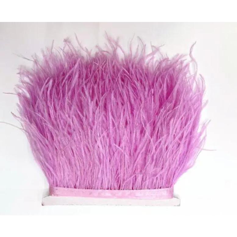 Feather5m Ostrich Hair Fringe Feather Trims Stage Costume Accessories Manufacturers