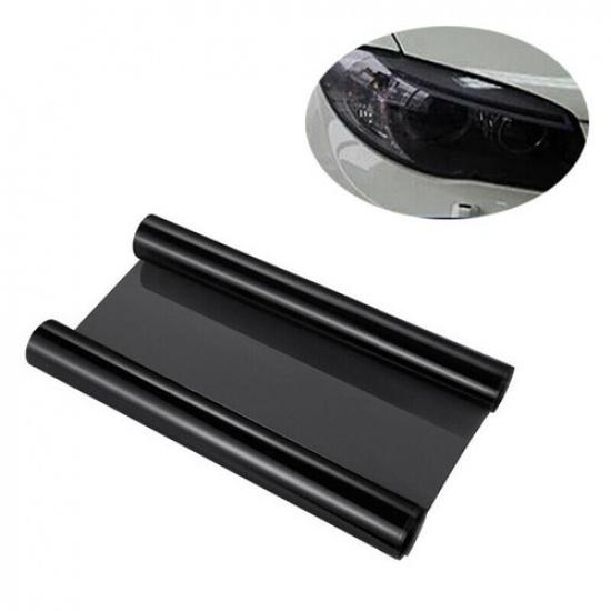 Gloss Car Headlight Fog Taillight Wrap Tint Vinyl Film Sticker Decal Light Black
