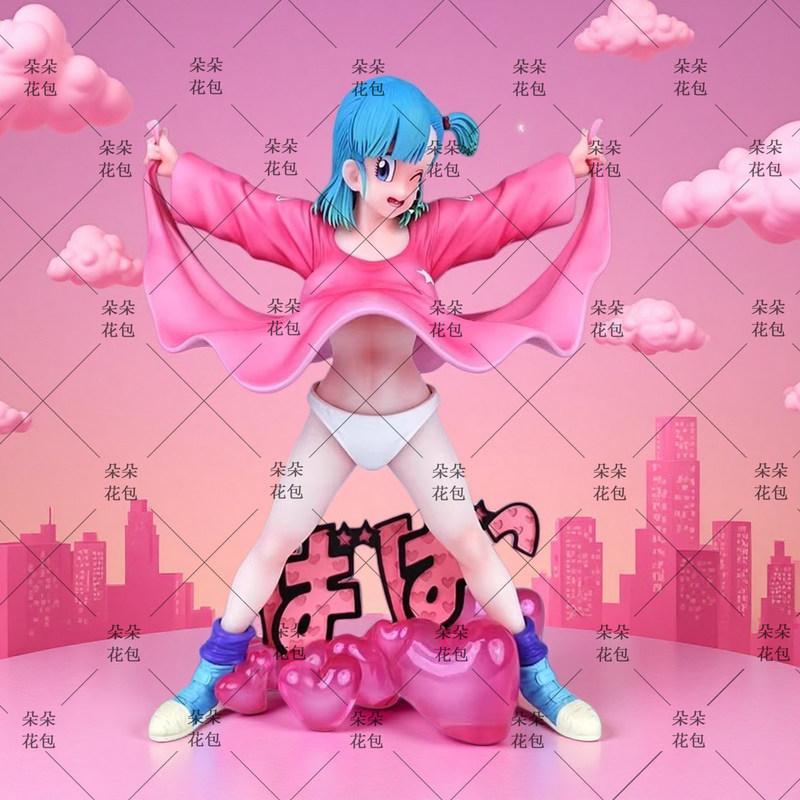 Z Resonance Series Bulma Skirt Lifting Anime Merchandise Trendy Figure Decoration Anime Girl Gk
