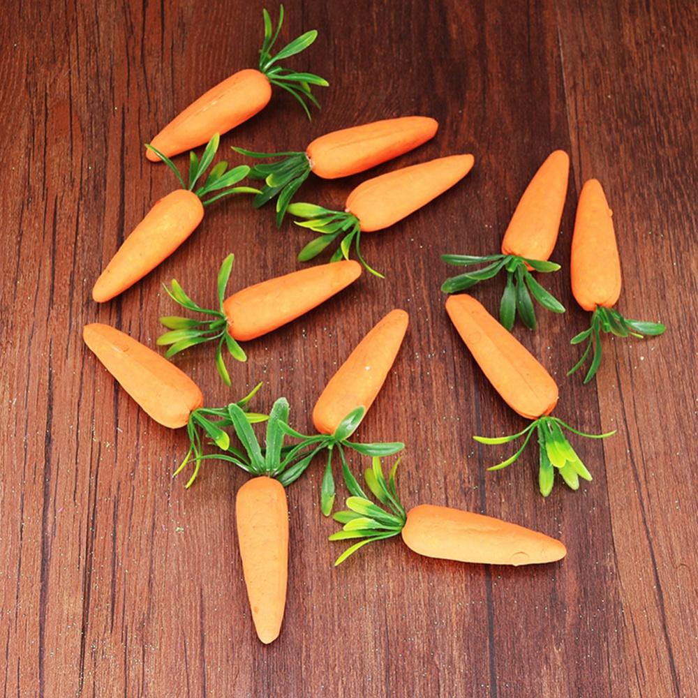 Easter Carrots Foam Hanging Decorations Artificial Carrots Ornament