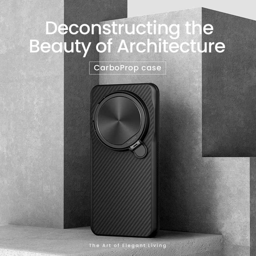 For Xiaomi 15 Ultra Case Compatible with MagSafe TPU+Aramid Fiber Lens Cover Kickstand Phone Cover