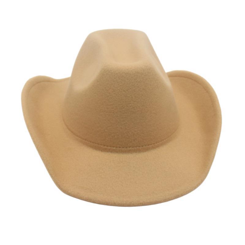 Ny Hög Hatt Herr- Och Damkläder High-End Brittisk Stil Gränsöverskridande Hetsäljande Europeiska Och Amerikanska Cowboyhattar, Berömd Stil Tibetanska Grossisthattar