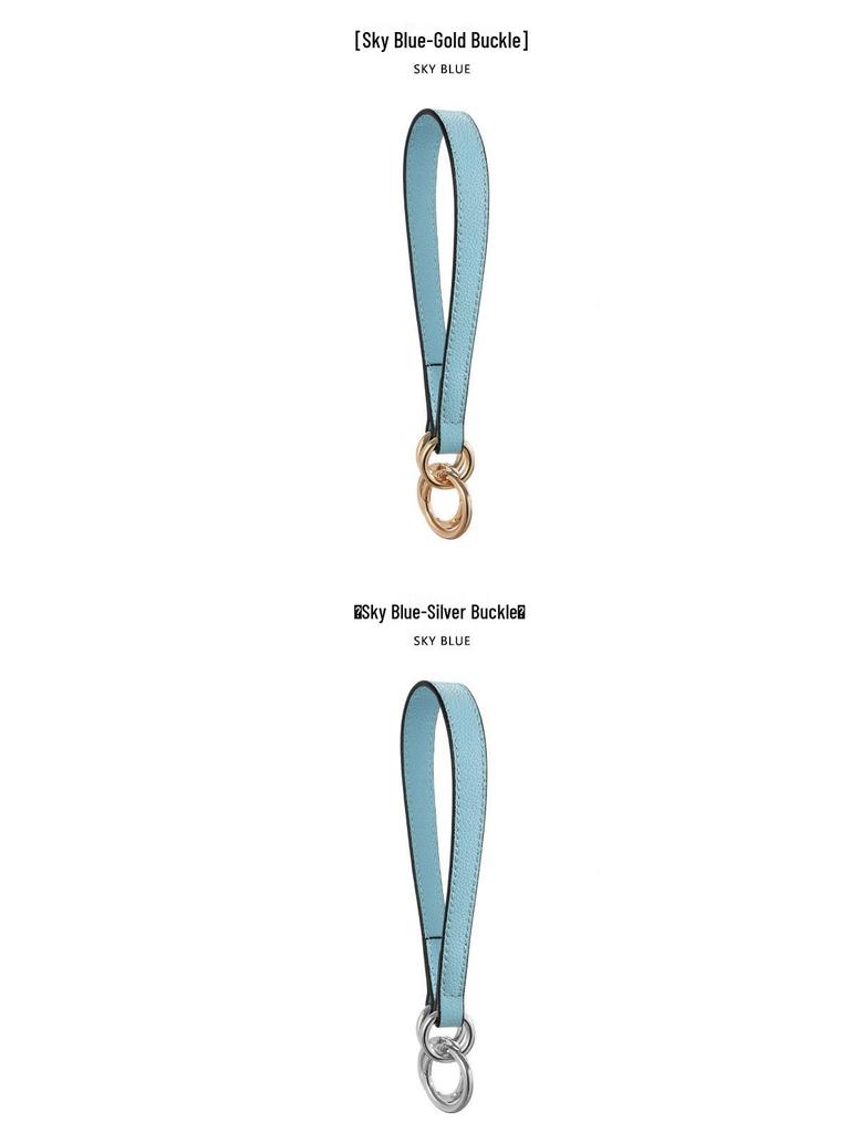 Litschi-Narben-Handtaschenriemen: Einzelschulter & Doppelring-Hardware