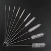 10Pcs Cleaning Brush Set Full Size Straws Narrow Gaps Deep Cleaning Brush Nylon Bristles Spiral Shaft Cleaning Tool