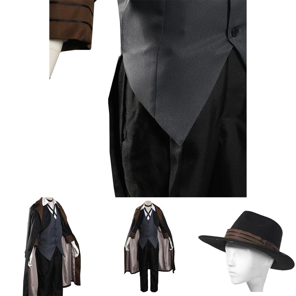 Bungo Stray Dogs Nakahara Chuuya Cosplay Costume Exquisite Retro Detective Outfit