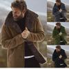 Hot Top Winter Jacket Warm Furry Coat Men's Overcoat