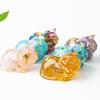 Cute Cat Resin Art Figurine With Crystals For Home Office Decor Gift For Kids