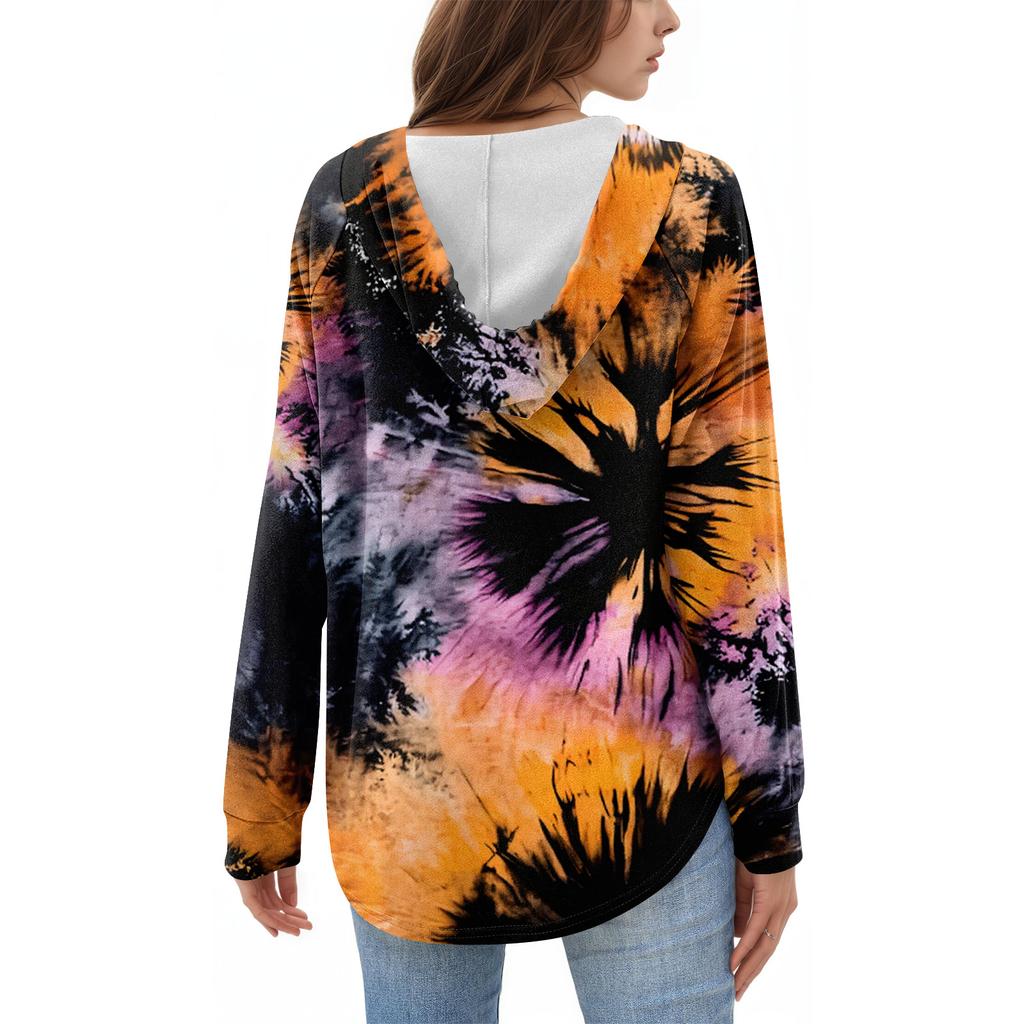 Women's Fashion Women's Lightweight Long Sleeve Pullover With Pockets Preppy Graphic Hoodie