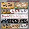 Personalized Plant-Themed 2D Flat Plaque Custom Text 30x15cm Home Garden Decor