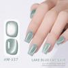 2025 Trendy Mint Mambo Porcelain Glass Bead Cat Eye Gel Polish
