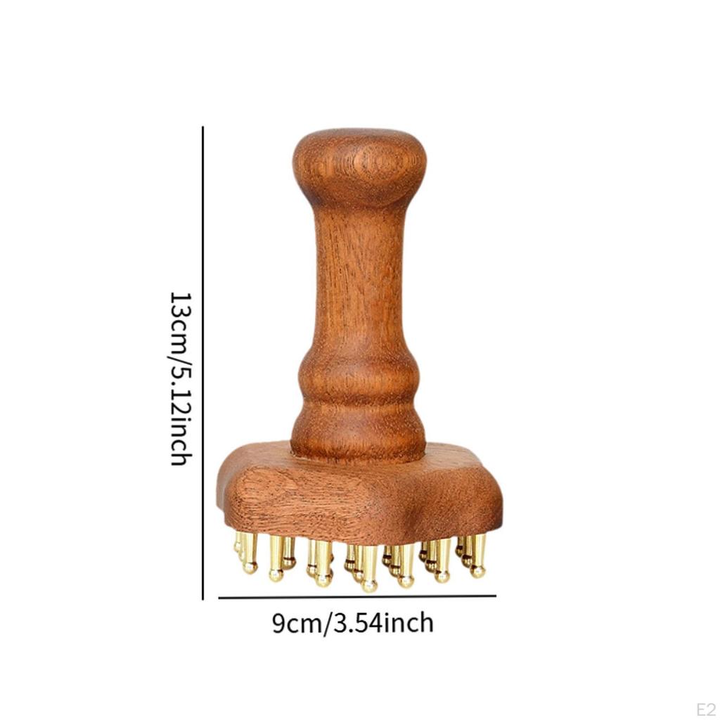 Wooden Massage Body Brush Sculpting Tool Manual Handheld Guasha Scraping for Back