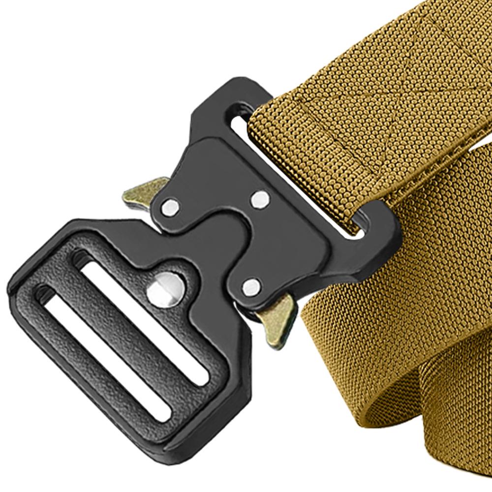 Men's Tactical Canvas Belt: Durable, Versatile, Casual, for All Ages