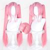 Zombie Stage Mizi Cosplay Perücke 80cm Lang Rosa Damenhaar Anime Cosplay Perücke Halloween Hitzebeständig Synthetische Perücken