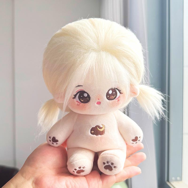Kawaii Plush Cotton Doll Idol Stuffed Super Star Figure Dolls Cute Fat Body Cherry Blossoms Girl Doll Can Change Clothes Gift
