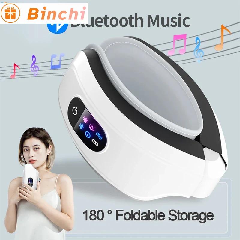 Eye Massager Heating Eyes Mask Vibration Hot Compress Eye Care Instrument Bluetooth Music Eye Massage Glasses Relax Fatigue