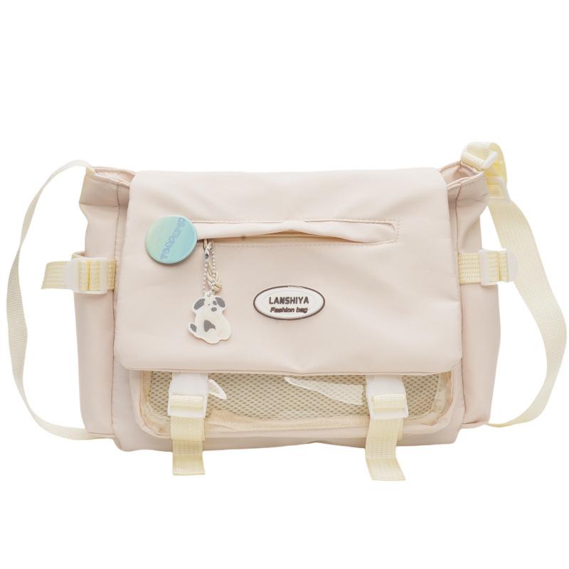 New college style messenger bag schoolbag cute girl Japanese large-capacity student shoulder bag simple and versatile bag