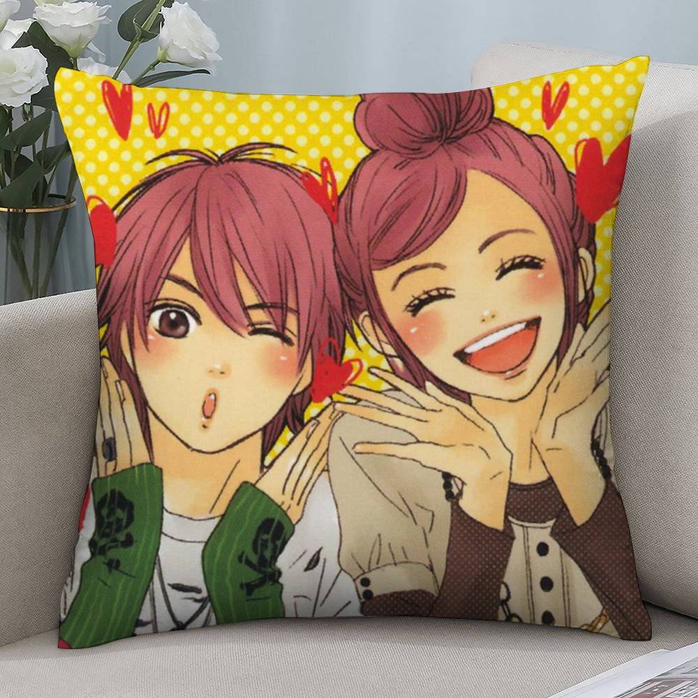 Anime L-Lovely C-Complex Pillow Case Short Plush Double-sided Print Square Throw Pillow Covers Sofa Home Cushion Decor