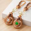 Creative Capybara Spinner Pendant Keychain – Cute Cartoon Car or Schoolbag Decoration Gift