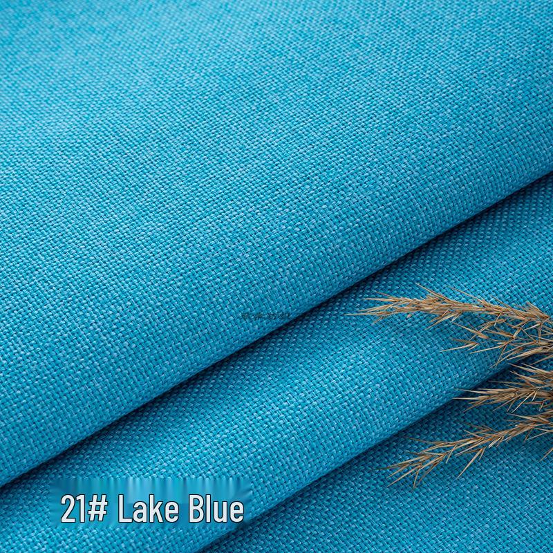 Coarse Plain Linen Fabric: Soft Upholstery, Car Seat, Chair Cushion, Tablecloth, Imitation Linen Cover