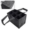 Borsa portaoggetti pieghevole in feltro Portatile 6 scomparti Scatola organizer Porta bottiglie di vino