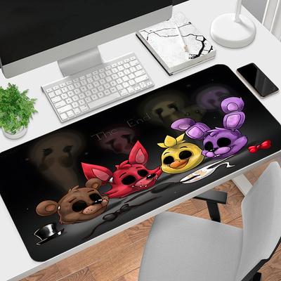 1Pc Five Nights Freddy'S Gaming Mouse Pad Keyboard Desk Mat Non-slip Rubber Lock Edge Waterproof Computer Mousepad for Office Home Decor Y1721