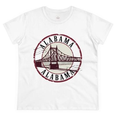 Alabama Bridge Graphic Tee, Casual T-Shirt, Gift for Alabama Fans, Summer
