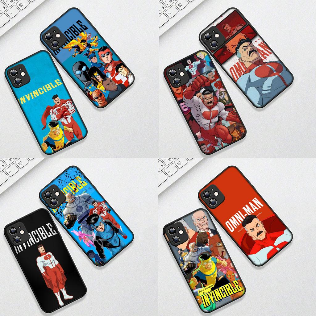 Omnis I-Invincibles Man OmniMan Casing Phone Cover for Xiaomi Redmi Note 12 10 11 9 8 Pro 10C 12C 9T 9A Note11 Note12 5G 4G Case