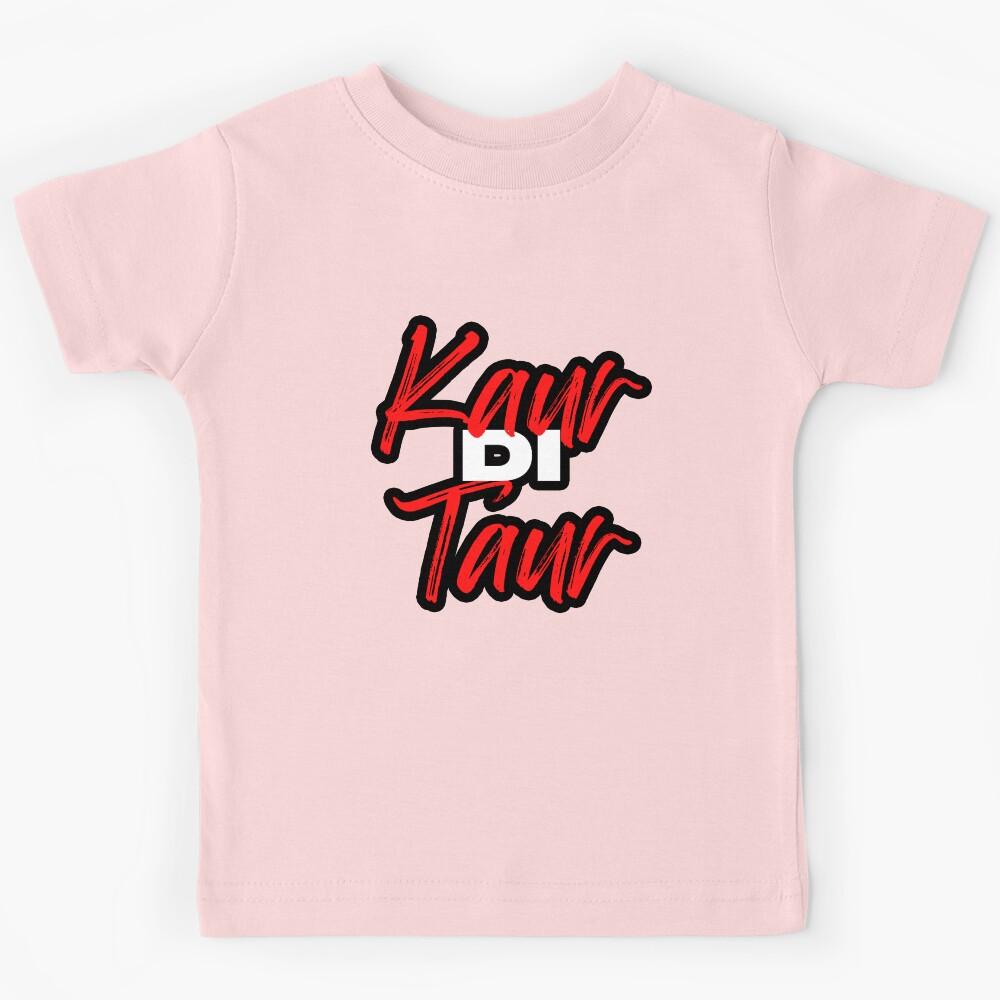 Kaur Di Taur - Punjabi Brown Girl Swag Kids T-Shirt 170